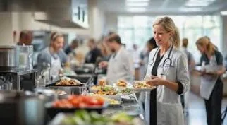 Professional kitchen team working with the GNV Food platform